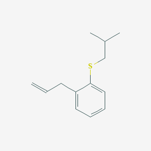 molecular formula C13H18S B7990937 3-(2-iso-Butylthiophenyl)-1-propene 