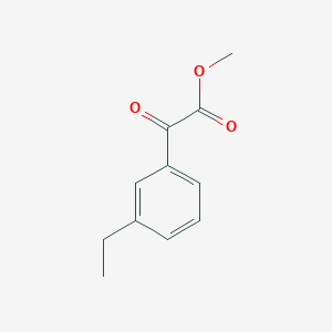 molecular formula C11H12O3 B7991079 Methyl 3-ethylbenzoylformate 