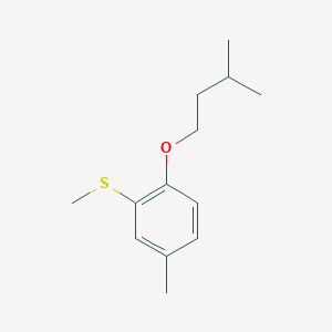molecular formula C13H20OS B7991086 5-Methyl-2-iso-pentoxyphenyl methyl sulfide 