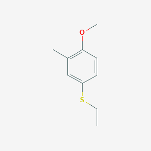 Ethyl 4-methoxy-3-methylphenyl sulfide