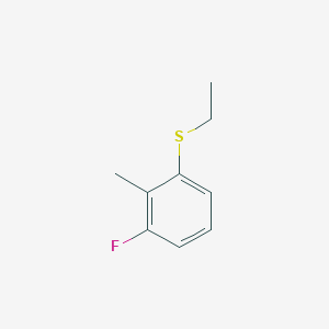 molecular formula C9H11FS B7991144 Ethyl(3-fluoro-2-methylphenyl)sulfane 
