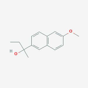molecular formula C15H18O2 B7991168 2-(6-甲氧基-2-萘基)-2-丁醇 