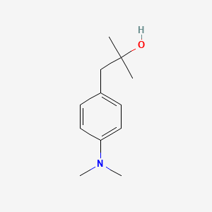 molecular formula C12H19NO B7991171 1-[4-(Dimethylamino)phenyl]-2-methyl-2-propanol 