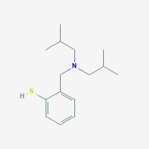 molecular formula C15H25NS B7991184 2-[(Di-iso-butylamino)methyl]thiophenol 