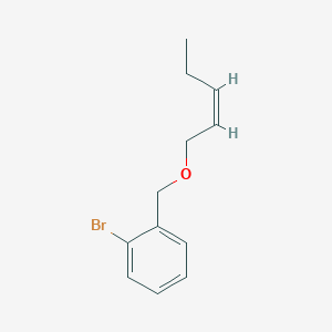 molecular formula C12H15BrO B7991213 2-Bromobenzyl-(cis-2-pentenyl)ether 