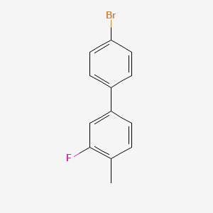 molecular formula C13H10BrF B7991295 4-Bromo-3'-fluoro-4'-methylbiphenyl 