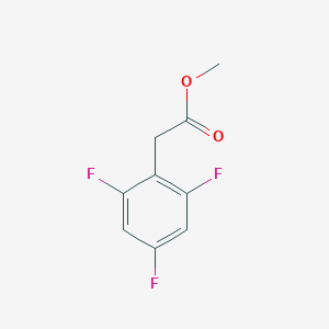 molecular formula C9H7F3O2 B7991378 (2,4,6-Trifluorophenyl)acetic acid methyl ester 