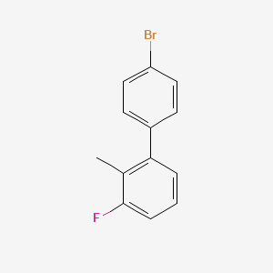 molecular formula C13H10BrF B7991403 4-Bromo-3'-fluoro-2'-methylbiphenyl 