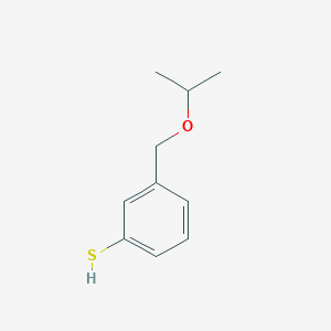 molecular formula C10H14OS B7991475 3-[(iso-Propyloxy)methyl]thiophenol 