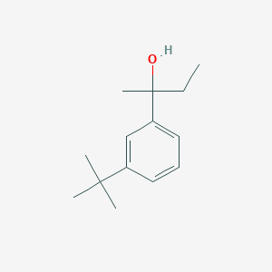molecular formula C14H22O B7991505 2-(3-tert-Butylphenyl)-2-butanol 