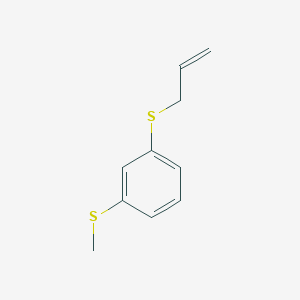 molecular formula C10H12S2 B7991541 1-Allylsulfanyl-3-methylsulfanylbenzene 