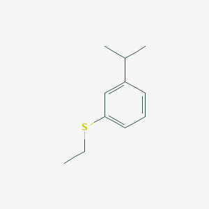 molecular formula C11H16S B7991594 Ethyl 3-iso-propylphenyl sulfide 