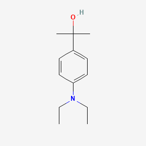 molecular formula C13H21NO B7991619 2-[4-(Diethylamino)phenyl]-2-propanol 