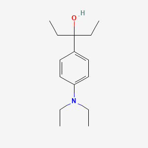 molecular formula C15H25NO B7991632 3-[4-(Diethylamino)phenyl]-3-pentanol CAS No. 1443328-16-2