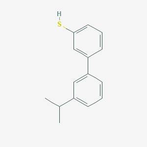 molecular formula C15H16S B7991641 3-(3-iso-Propylphenyl)thiophenol 