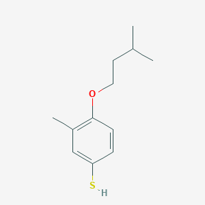 molecular formula C12H18OS B7991652 3-Methyl-4-iso-pentoxythiophenol 