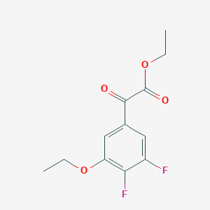 Ethyl 4,5-difluoro-3-ethoxybenzoylformate