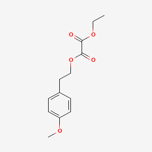 molecular formula C13H16O5 B7991682 O2-Ethyl O1-[2-(4-methoxyphenyl)ethyl] oxalate 
