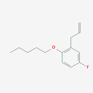 molecular formula C14H19FO B7991705 3-(5-Fluoro-2-n-pentoxyphenyl)-1-propene CAS No. 1443354-96-8