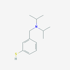 molecular formula C13H21NS B7991801 3-[(Di-iso-propylamino)methyl]thiophenol 