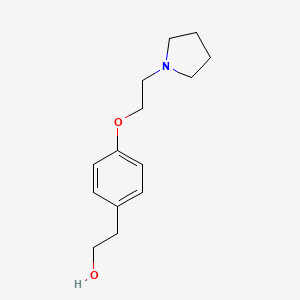 4-(2-N,N-Pyrrolidinoethoxy)phenethyl alcohol