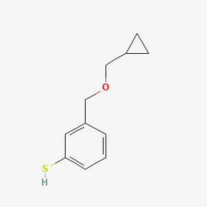 3-[(Cyclopropanemethoxy)methyl]thiophenol