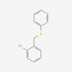 molecular formula C13H11ClS B7991864 1-Chloro-2-(phenylsulfanylmethyl)benzene 
