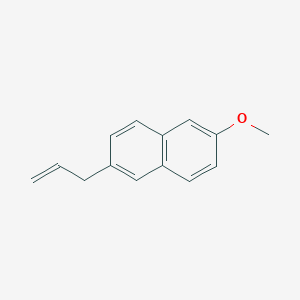 molecular formula C14H14O B7991901 2-Allyl-6-methoxynaphthalene 