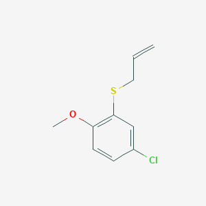1-Allylsulfanyl-3-chloro-6-methoxybenzene