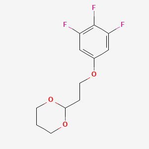2-[2-(3,4,5-Trifluoro-phenoxy)ethyl]-1,3-dioxane