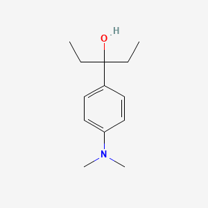 molecular formula C13H21NO B7992091 3-[4-(Dimethylamino)phenyl]-3-pentanol 