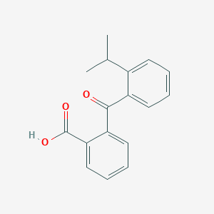 molecular formula C17H16O3 B7992146 2-(2-iso-Propylbenzoyl)benzoic acid CAS No. 89115-86-6