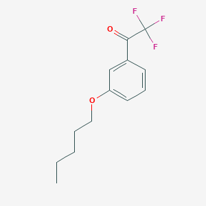 molecular formula C13H15F3O2 B7992161 3'-n-Pentoxy-2,2,2-trifluoroacetophenone 
