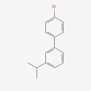 molecular formula C15H15Br B7992175 4-Bromo-3'-iso-propylbiphenyl 