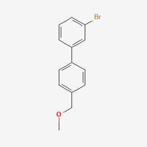 molecular formula C14H13BrO B7992205 3-Bromo-4'-methoxymethylbiphenyl CAS No. 1443340-23-5