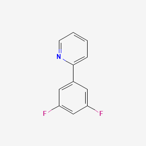 molecular formula C11H7F2N B7992249 2-(3,5-Difluorophenyl)pyridine CAS No. 500229-85-6