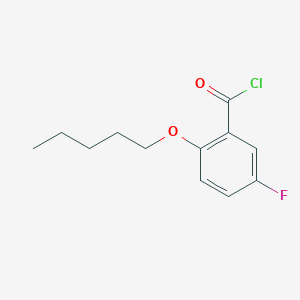 5-Fluoro-2-n-pentoxybenzoyl chloride