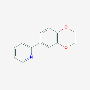 2-(2,3-Dihydrobenzo[b][1,4]dioxin-6-yl)pyridine