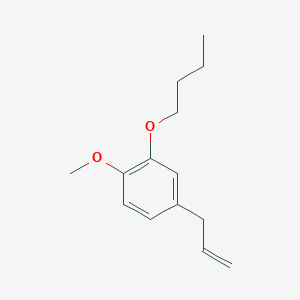 molecular formula C14H20O2 B7992296 3-(3-n-Butoxy-4-methoxyphenyl)-1-propene 