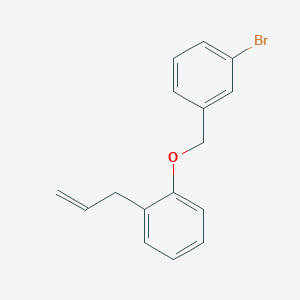 molecular formula C16H15BrO B7992332 2-Allylphenyl-(3-bromobenzyl)ether 