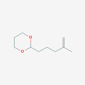 molecular formula C10H18O2 B7992385 5-[2-(1,3-Dioxanyl)]-2-methyl-1-pentene 