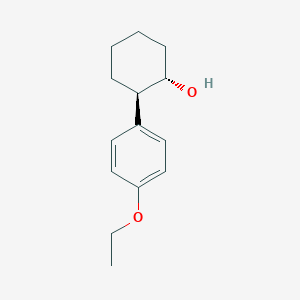 molecular formula C14H20O2 B7992413 trans-2-(4-Ethoxyphenyl)cyclohexanol 