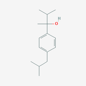 molecular formula C15H24O B7992464 2-(4-iso-Butylphenyl)-3-methyl-butan-2-ol 
