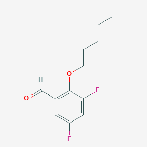 3,5-Difluoro-2-n-pentoxybenzaldehyde