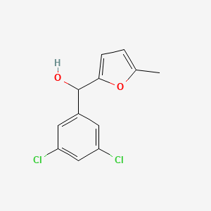 molecular formula C12H10Cl2O2 B7992554 3,5-Dichlorophenyl-(5-methyl-2-furyl)methanol CAS No. 1443305-53-0