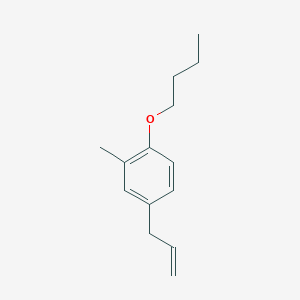 molecular formula C14H20O B7992624 3-(4-n-Butoxy-3-methylphenyl)-1-propene 