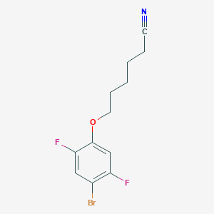 6-(4-Bromo-2,5-difluoro-phenoxy)hexanenitrile