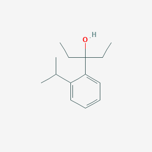 molecular formula C14H22O B7992702 3-(2-iso-Propylphenyl)-3-pentanol CAS No. 858672-01-2