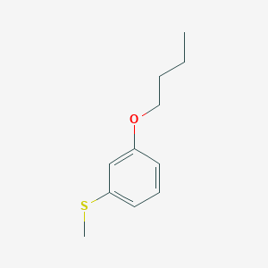 molecular formula C11H16OS B7992717 3-n-Butoxyphenyl methyl sulfide CAS No. 1443340-71-3