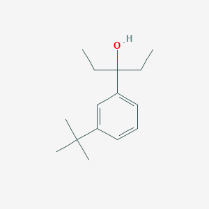 molecular formula C15H24O B7992742 3-(3-tert-Butylphenyl)-3-pentanol 